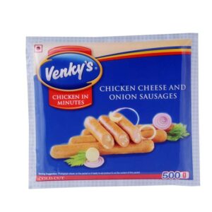 Venky's Chicken Cheese And Onion Sausages 500gm